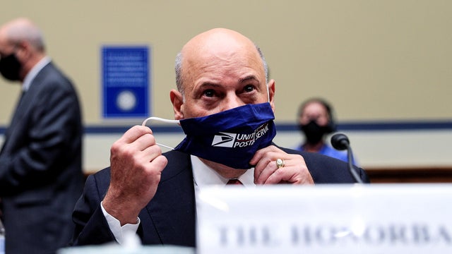 U.S. Postmaster General DeJoy and USPS Board of Governors President Duncan testify at House Oversight Committee hearing on slowdowns at Postal Service on Capitol Hill in Washington