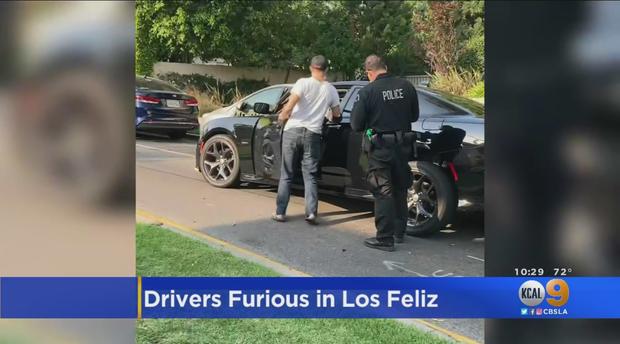 Los Feliz Suspected Drunk Driver 