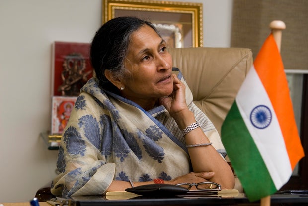 Profile Shoot Of Non-Executive Chairperson Of Jindal Steel & Power Limited Savitri Jindal