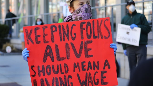 Essential Workers Protest 