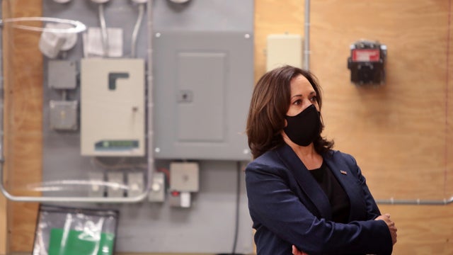 Democratic Vice Presidential Nominee Kamala Harris Campaigns In Milwaukee