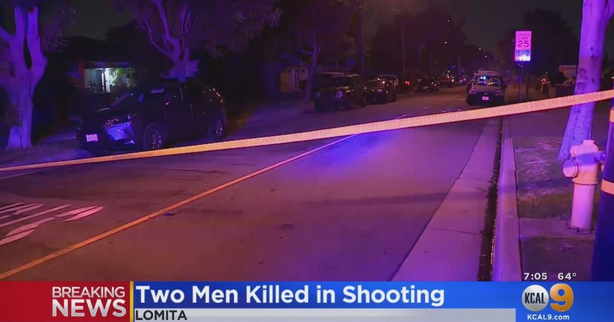 2 Men In Early 30s Shot Dead On Sidewalk In Lomita; Probe Underway