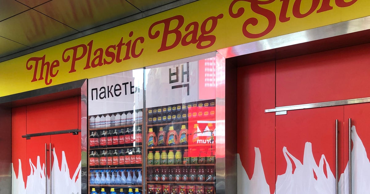 This Artist Created A Grocery Store Made Entirely Of Plastic Cbs News