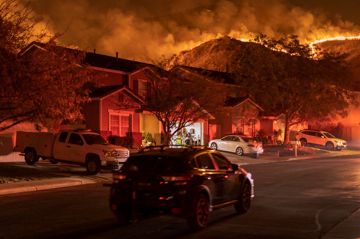 California fires 2020 Homes burn, thousands evacuated CBS News