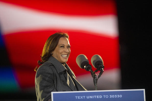 Kamala Harris Campaigns In Pennsylvania On Eve Of Election Day 