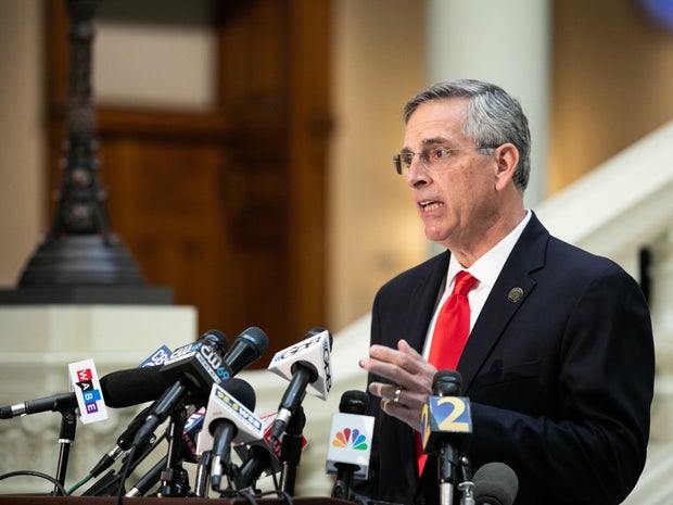 Georgia's Secretary Of State Holds News Conference On Election Ballot Count 