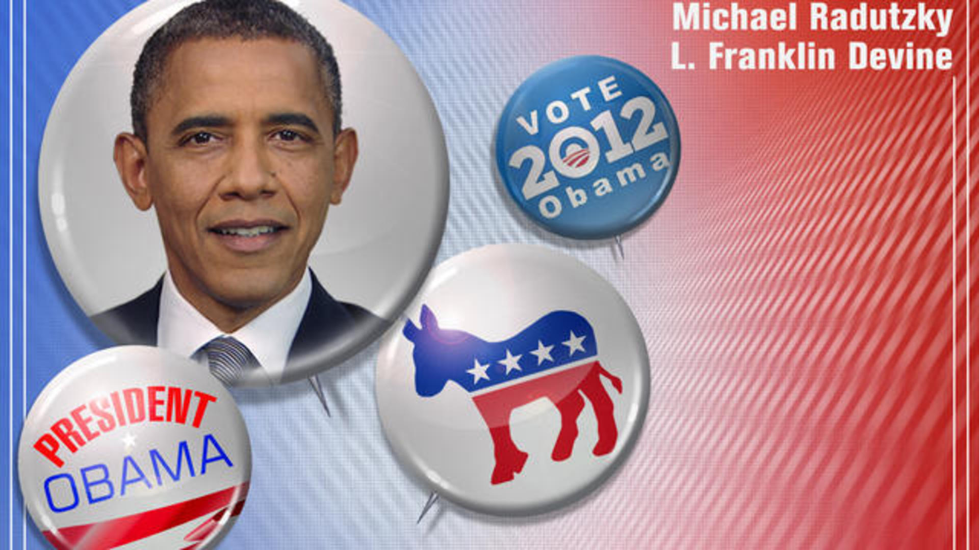 Barack Obama political campaign button pin 2012 Grateful Dead Dead Heads