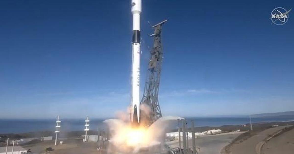 SpaceX launches NASA-European satellite to monitor rising sea levels - CBS News