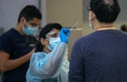 Coronavirus testing at LAX 