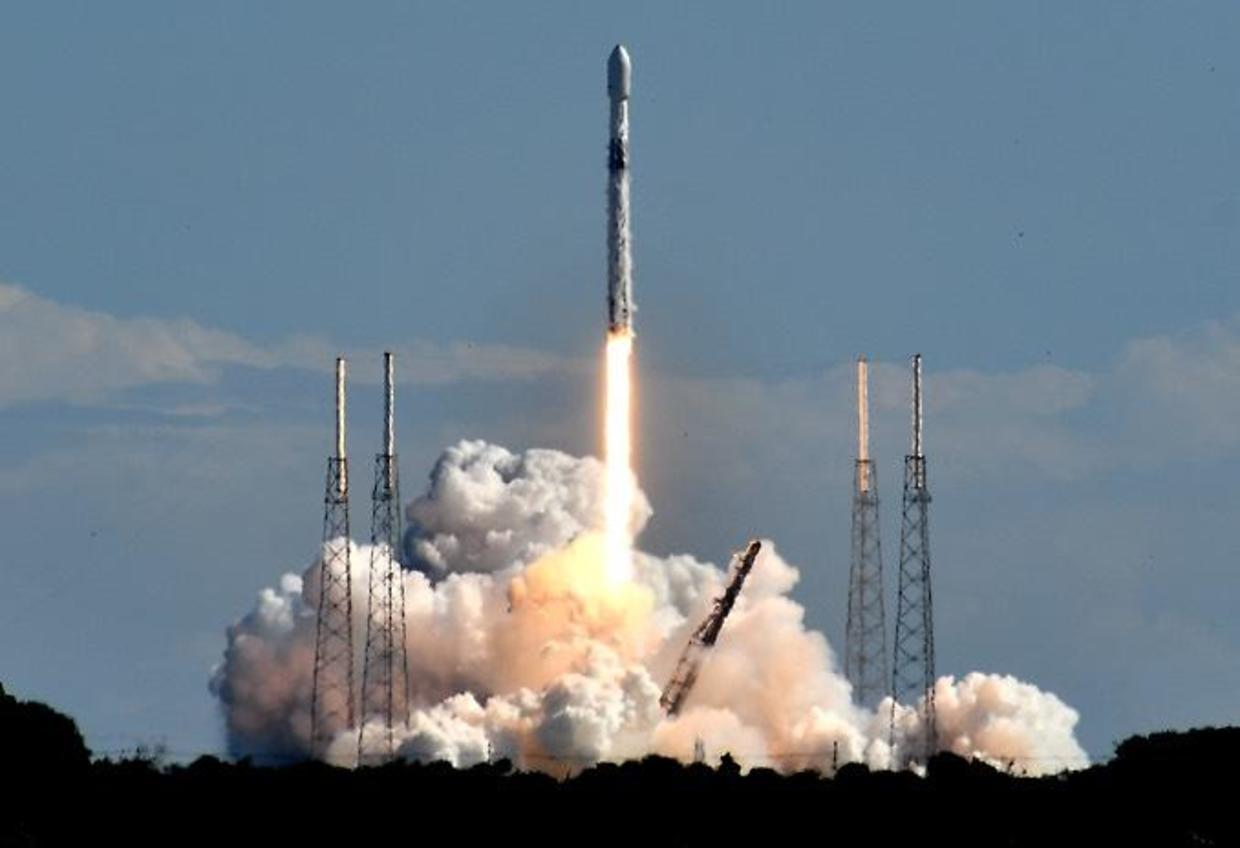 SpaceX Falcon 9 rocket launches radio broadcasting satellite for ...