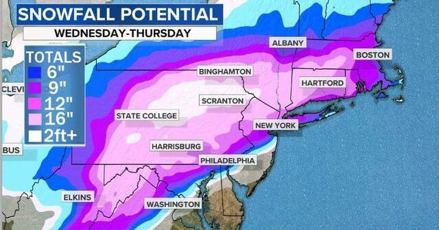 Northeast braces for biggest snowstorm in years CBS News