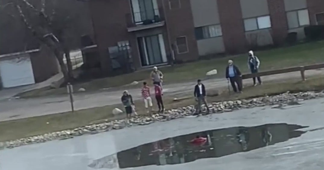Teen Rescued After Falling Through Ice While Trying To Take Photos On ...