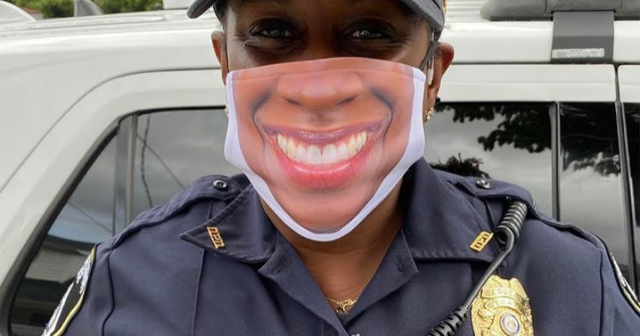 mask maker creates smiles during pandemic CBS News