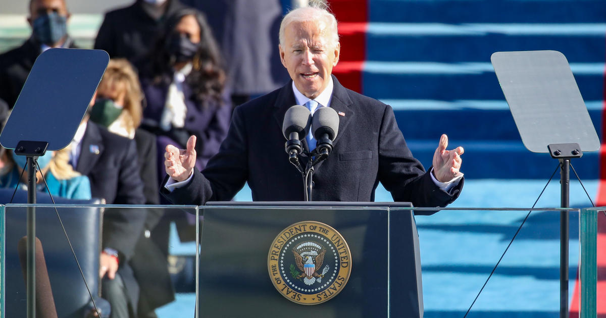 Biden took an oath as 46th president, declaring that “democracy prevailed”