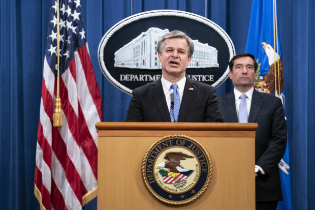 Department Of Justice Holds News Conference On Chinese National Security 