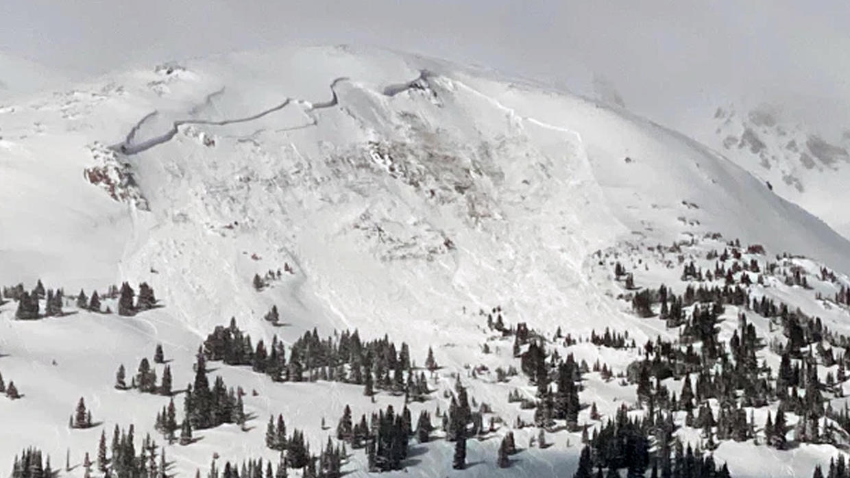 Two killed in Colorado avalanches but third man survives head being