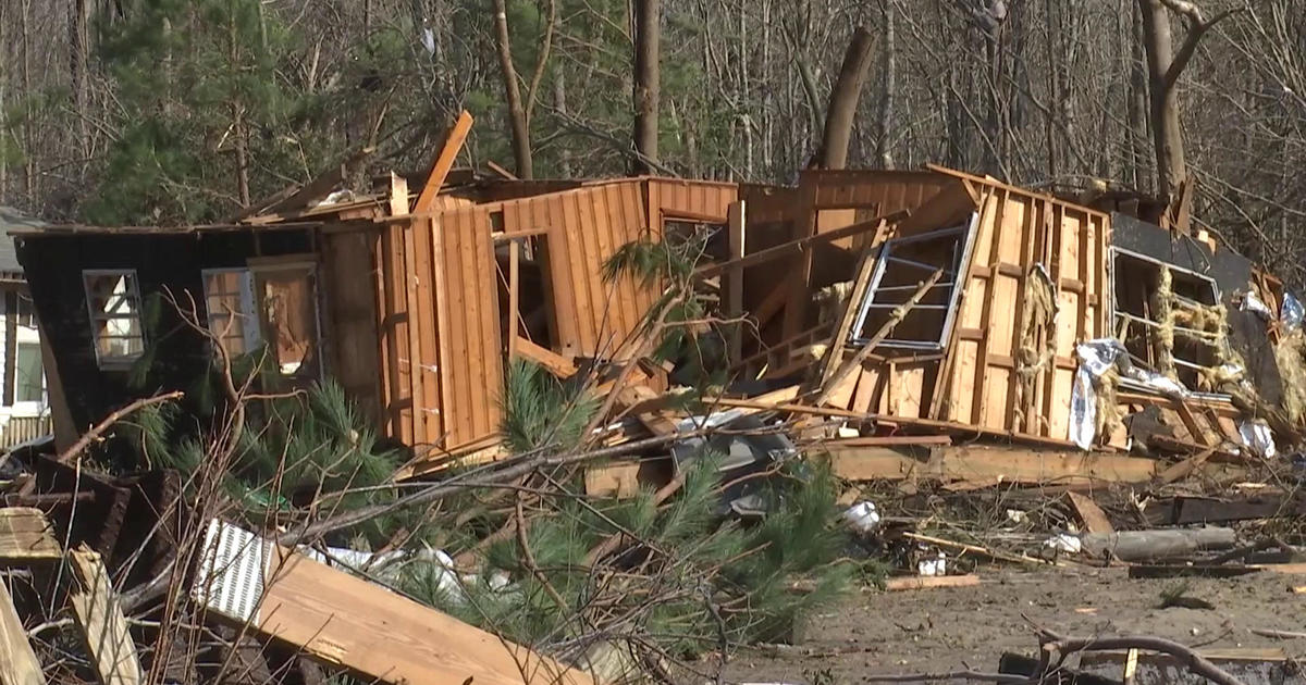 Deadly tornado sounding "like a train" strikes coastal North Carolina