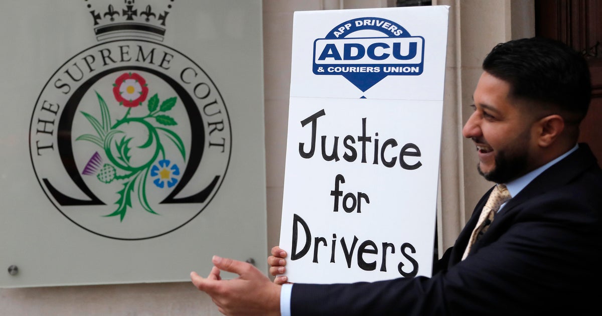 U.K. top court rules drivers are Uber workers entitled to benefits