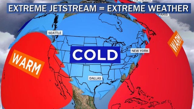 Jet stream map 