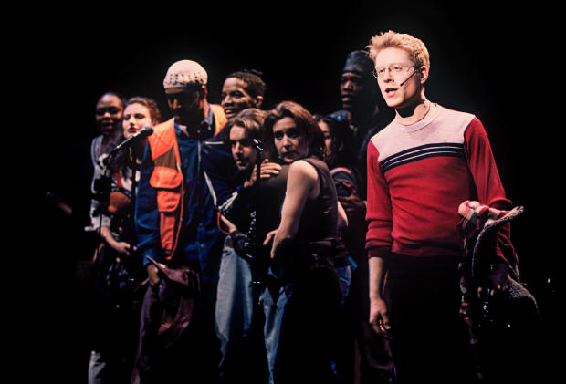 Anthony Rapp and the original cast of "Rent" 