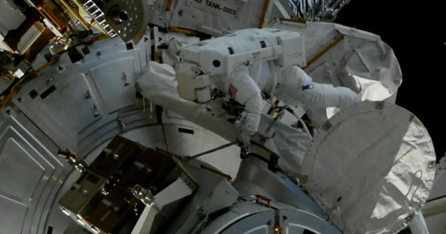 Astronauts begin solar power system upgrades