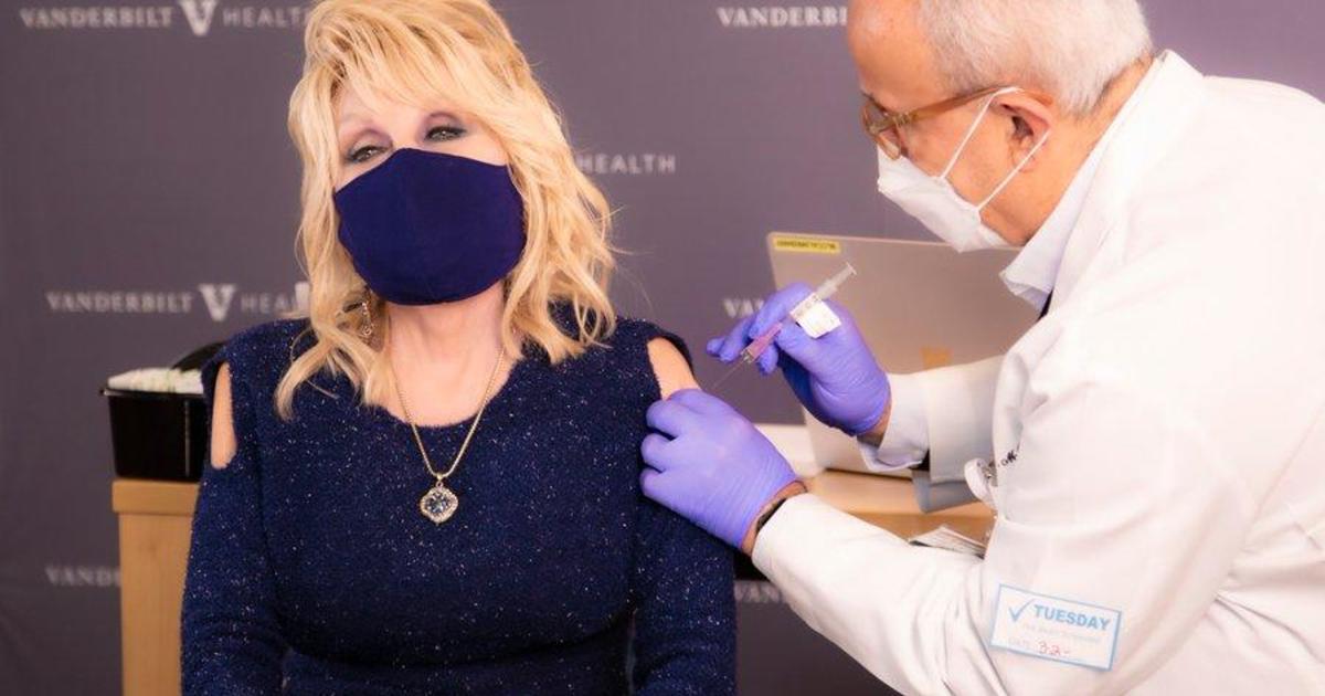 "A dose of her own medicine": Dolly Parton gets COVID vaccine