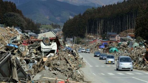 Devastation in Japan 