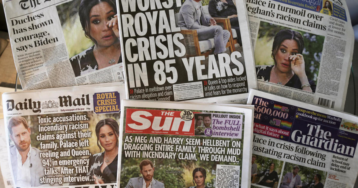 British Tabloids And Their Invisible Contract With The Royals Cbs News