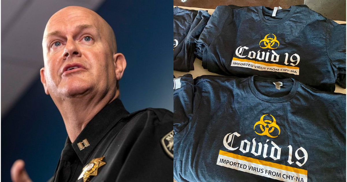 Georgia official who said the spa shooting suspect had a “bad day” seemed to promote the racist COVID-19 shirt