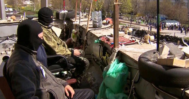 Pro-Russian protesters staying put in Ukraine despite diplomatic deal