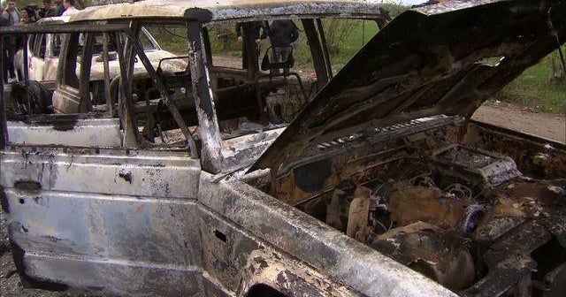 Raw video: Aftermath of Ukraine checkpoint shooutout