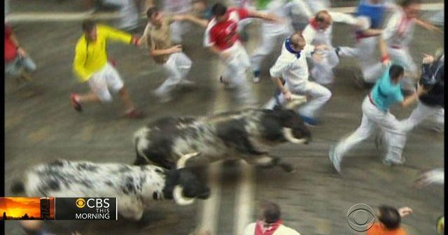 Running of the bulls leaves 4 people hospitalized