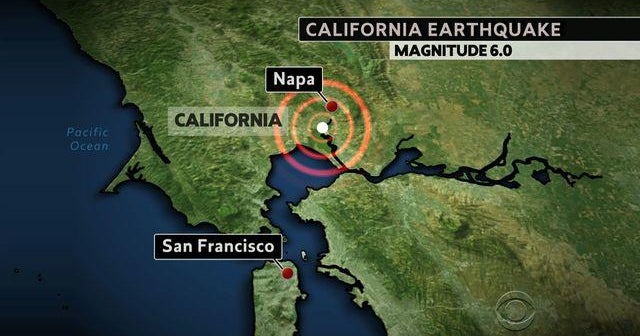 Northern California rocked by strong earthquake CBS News