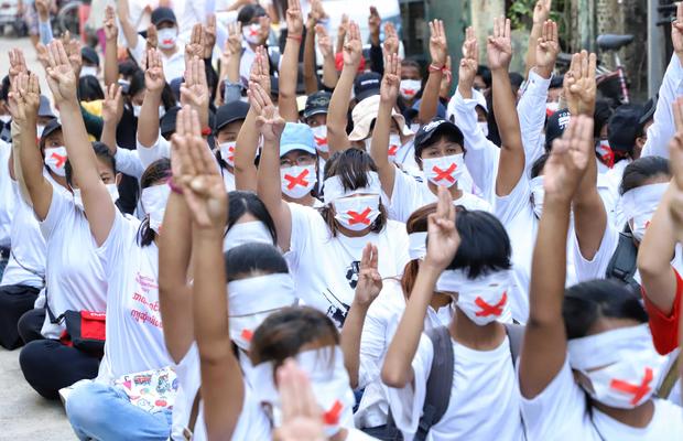 Myanmar protesters join 'silent strike' after soldiers kill 7-year-old girl 