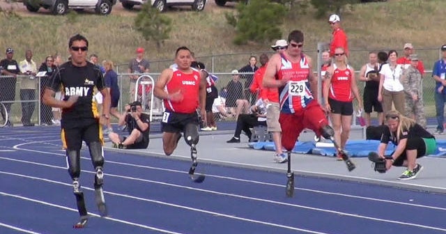 American wounded warriors represent in London Invictus Games