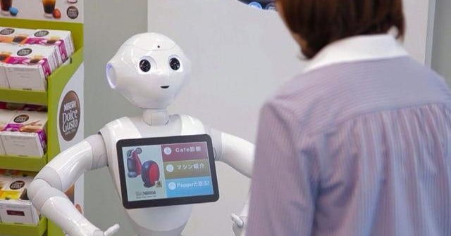 Watch: New humanoid robot helps Nestle sell coffee machines