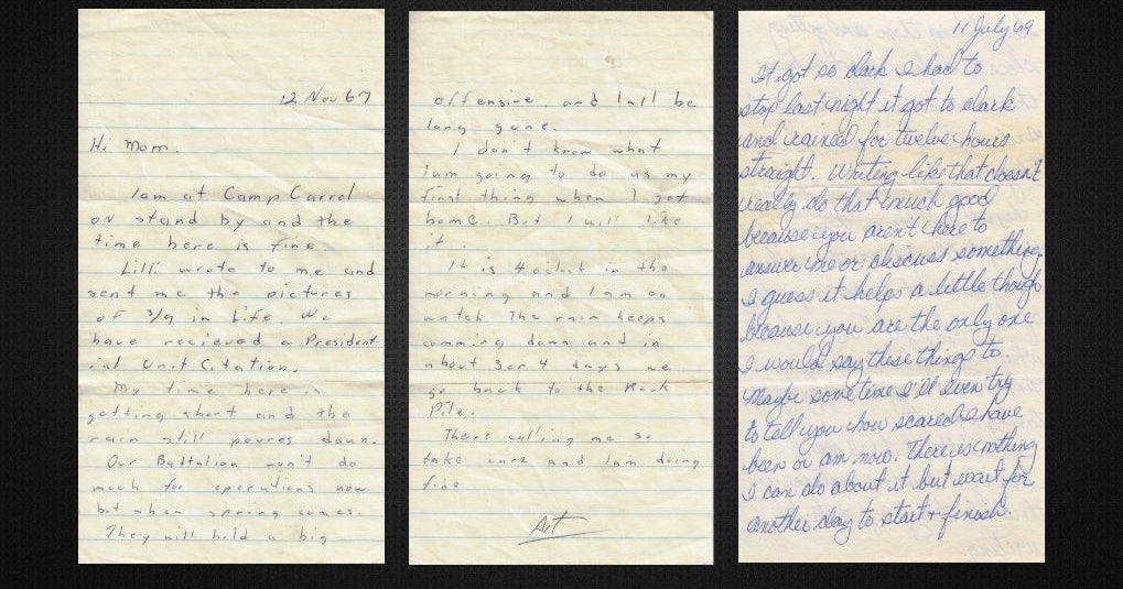 Online museum spotlights letters from Vietnam veterans