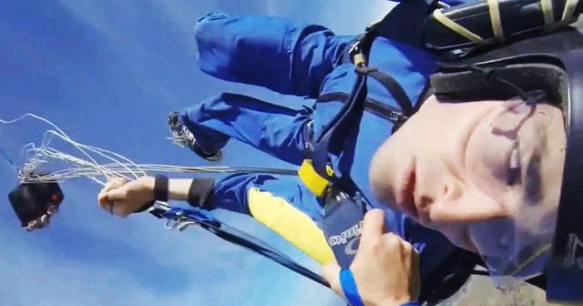 Skydiver saved after suffering epileptic seizure during jump