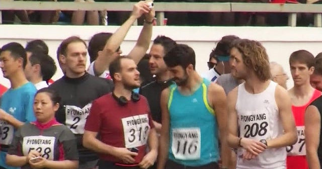 Americans take part in North Korea marathon