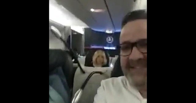 Turkish Airlines passenger captures strong turbulence on video