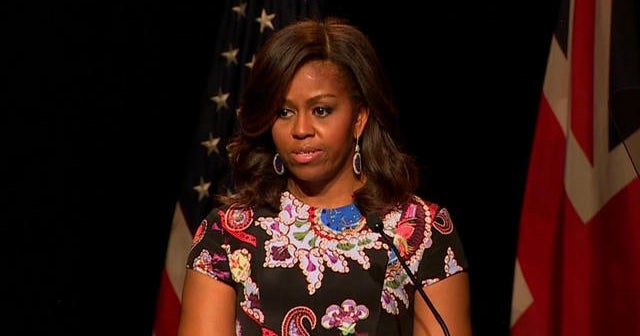 First Lady Michelle Obama travels to the United Kingdom