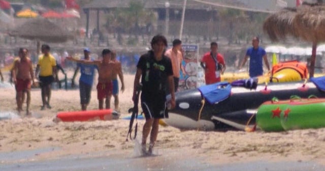 Video captures gunman from Tunisia terror attack