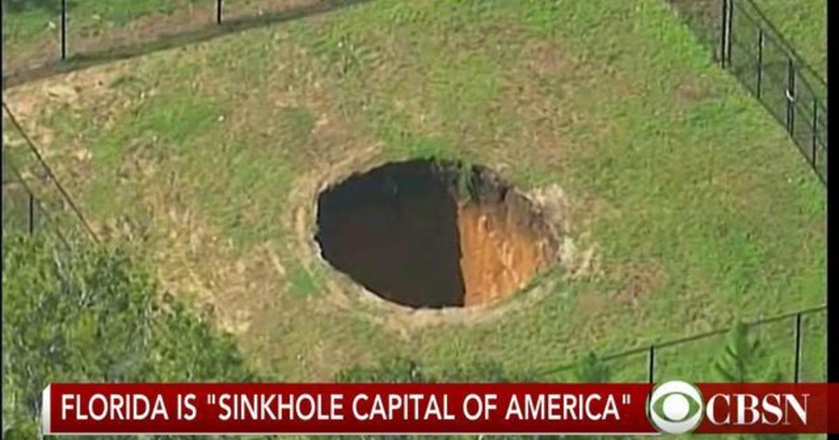 Science behind what causes sinkholes CBS News