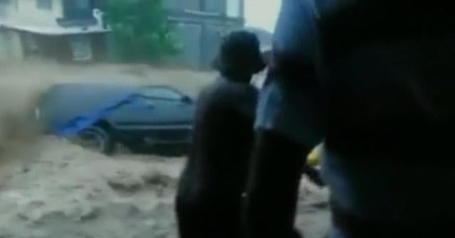 Tropical Storm Erika causes dangerous flash flooding in Dominica