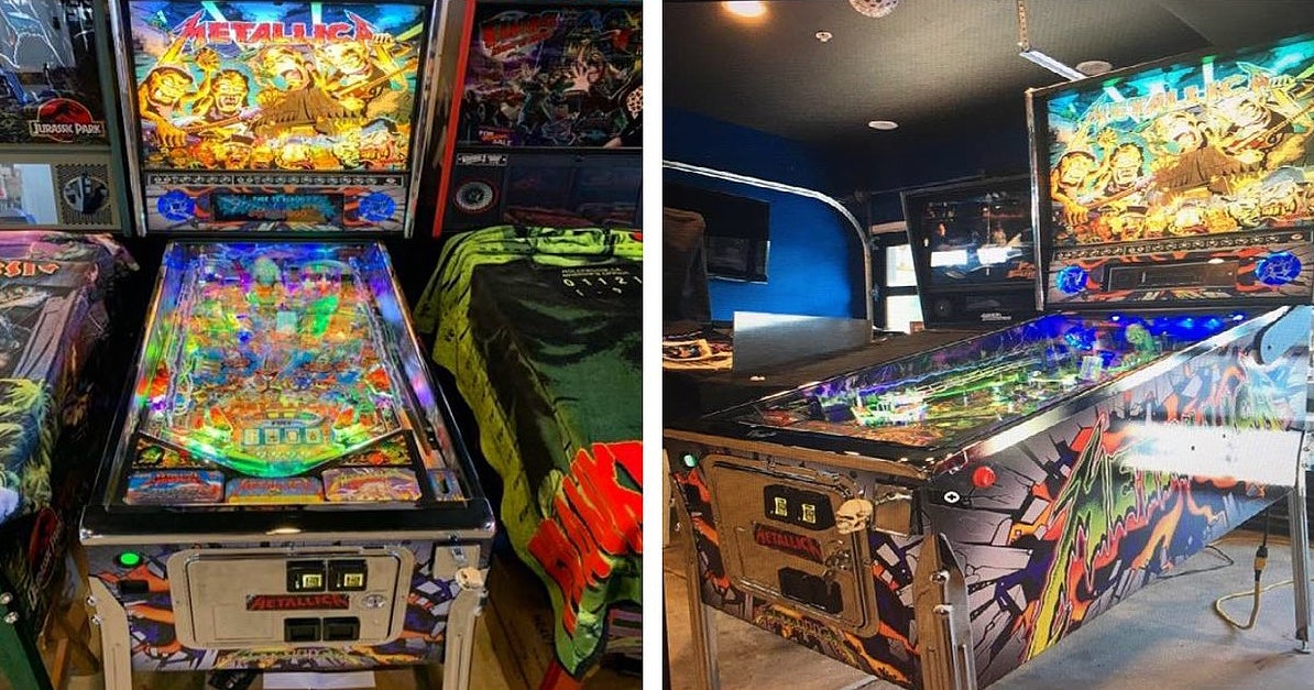 La Verne Police Searching For Custom Metallica Pinball Machine Taken