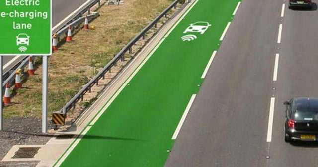 Highways may soon charge electric cars CBS News