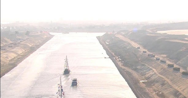Egypt unveils expansions for Suez Canal