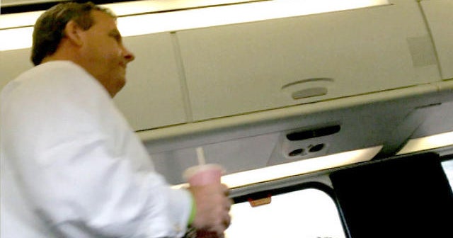 Chris Christie ejected from train quiet car