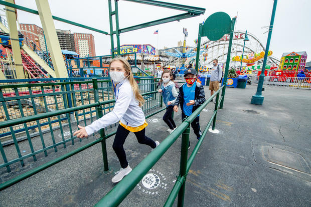 Coney Island Amusement Parks Reopen After Long Pandemic Shutdown 