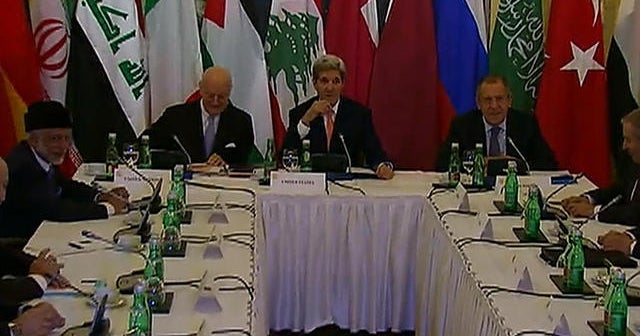 John Kerry attempts to broker Syria ceasefire in Vienna talks